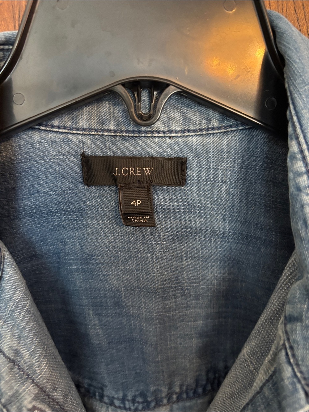 J. Crew Light Blue Washed Denim Shirt - Picture 2 of 3